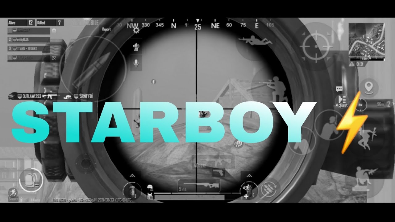 The Weeknd - STARBOY💜⚡//PUBG/BGMI Montage//RIGENIX