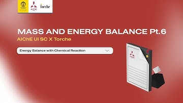 Aichedemy X Torche - Energy Balance with Chemical Reaction