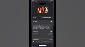 How to open private servers link on mobile IOS devices