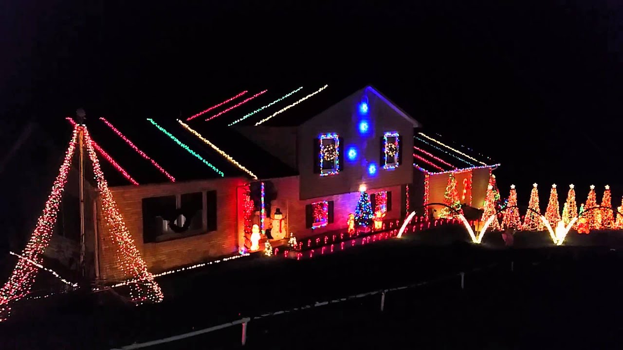 Christmas Light Show MIDI synced WV YouTube