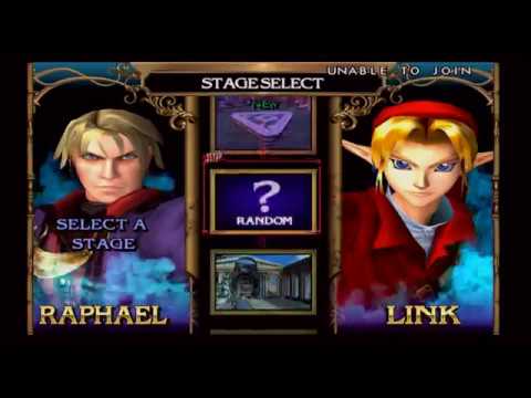 Soul Calibur II - Gamecube - Battle Theater - Raphael Vs Link (Match #1 ...