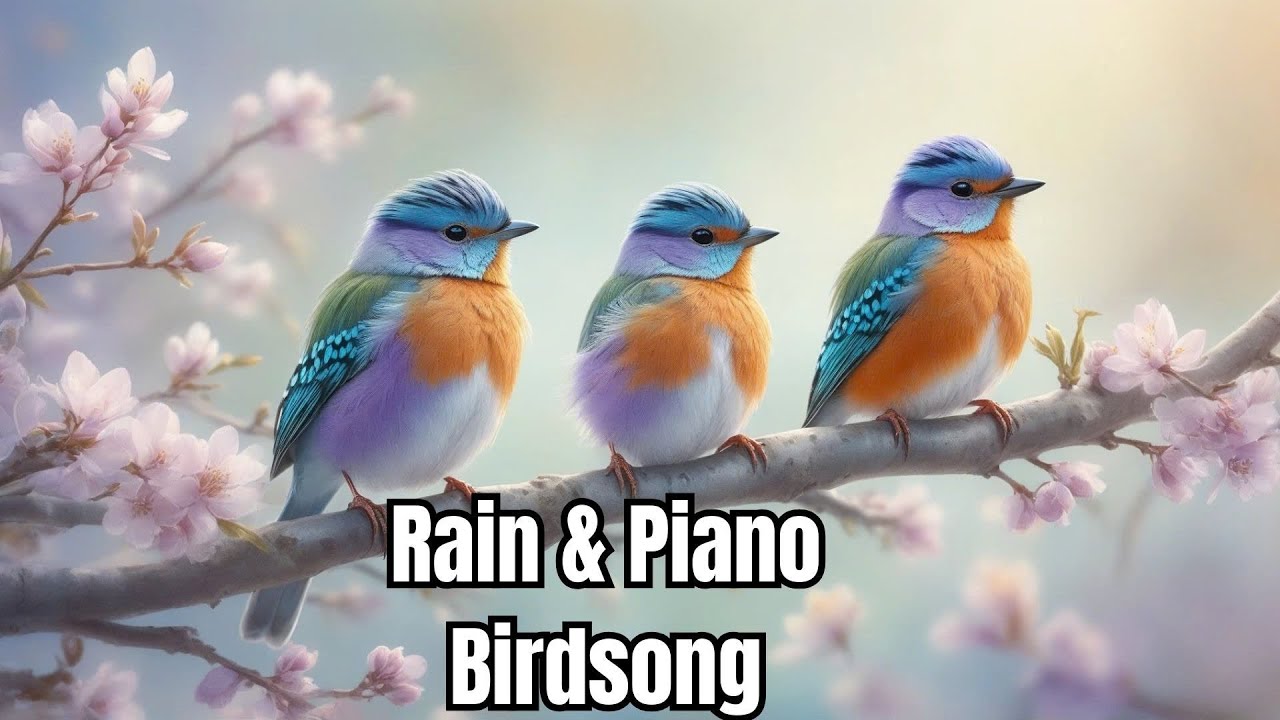 Birdsong with Piano Music - Calm Your Mind, Relieve Anxiety, and Improve Productivity, Stress Relief