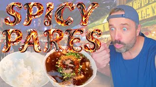Eating Spicy Philippine Street Food | Pares Mami
