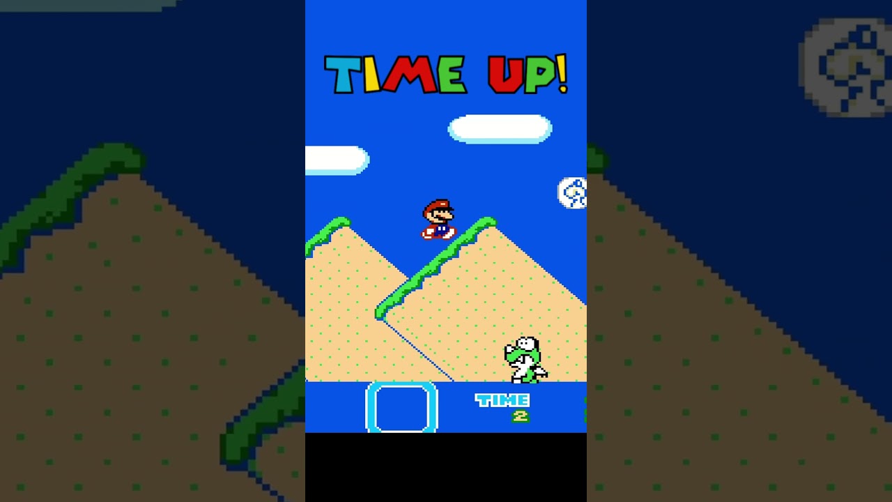 Super Mario World NES Bootleg TIME UP! 