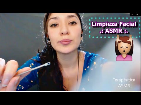 ASMR Epañol Limpieza Facial Espinillas /  Roleplay / Soft Spoken