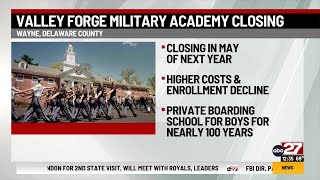 Valley Forge Military Academy announces closure