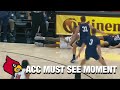 Louisvilles malik williams assist from the seat of his pants  acc must see moment