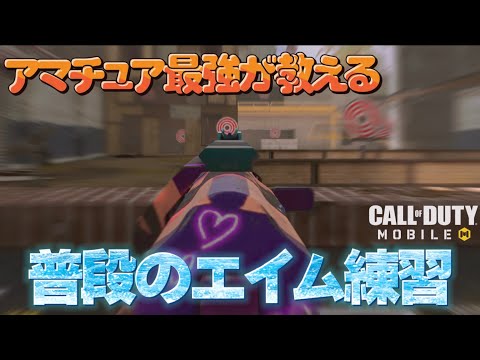 【CoDMobile】たったの5分で神エイム❓普段のエイム練習方法