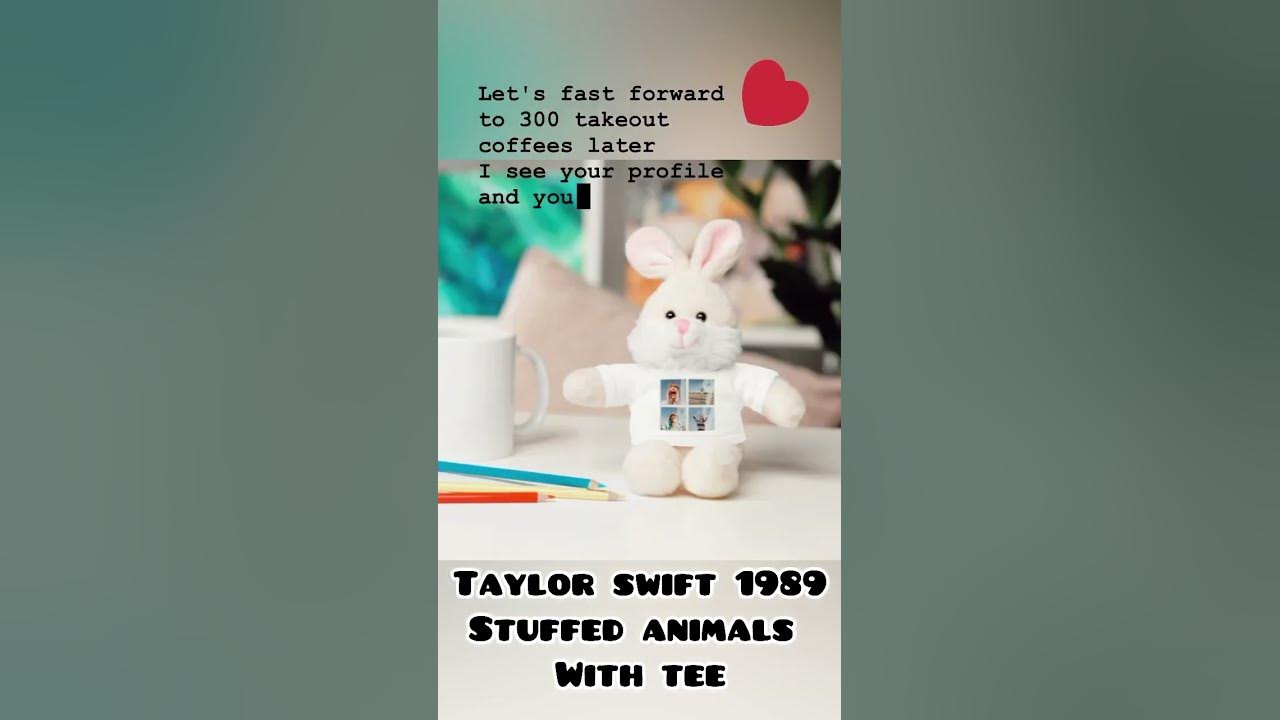 Taylor Swift 1989 Stuffed Animals With Tee - https