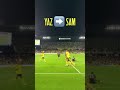 YAZ SETS UP SAM TO GET US ON THE BOARD FIRST 🇦🇺➡️🏴󠁧󠁢󠁥󠁮󠁧󠁿 #MLS #goal #soccer #Australia #England