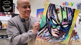 Here s How You Can Make 100 Neo Expressionism Batman Painting in 10 Minutes - Selling Art on eBay