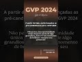 A partir de hoje, serão lançadas as pré-candidaturas para o GVP 2024 #paragominas  #GVP2024