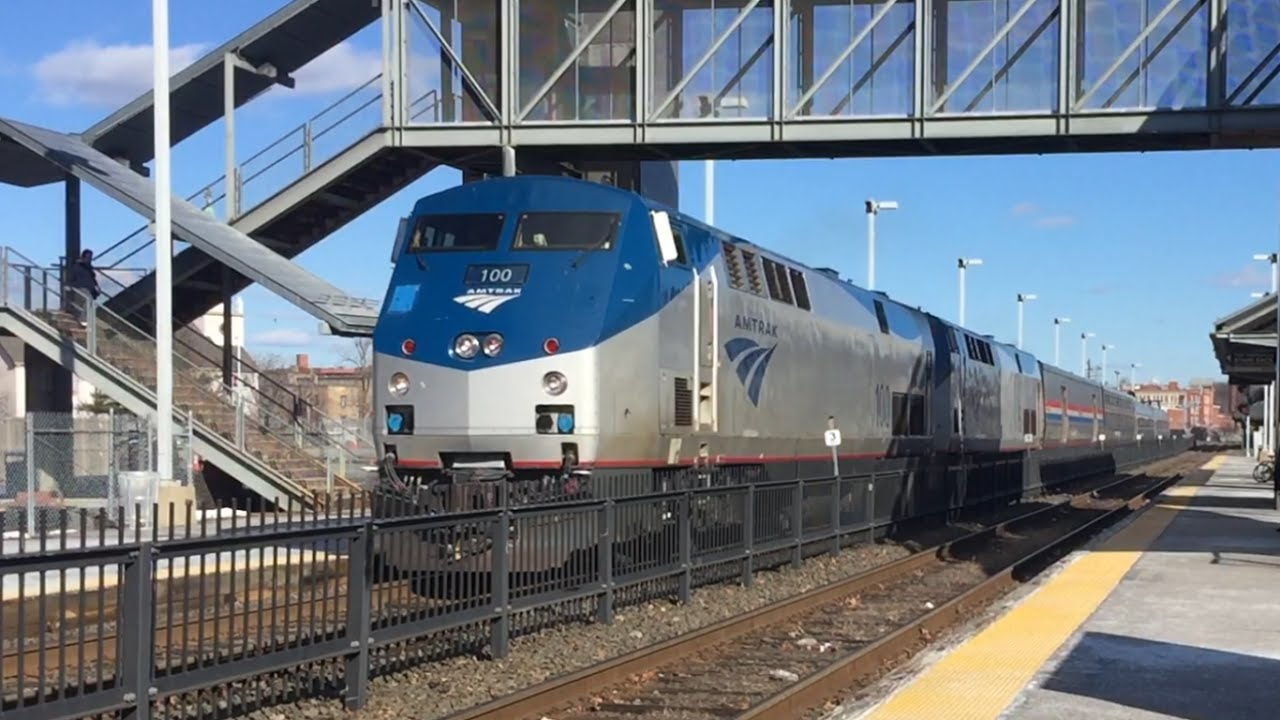 Amtrak, CSX, & MBTA Trains @Framingham Station, MA | Railfanning 2/4 ...