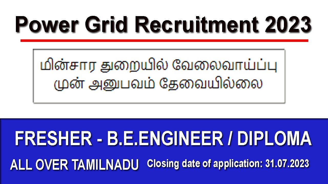 Power Grid Recruitment 2023 for Apprentices 1045 Posts Last Date
