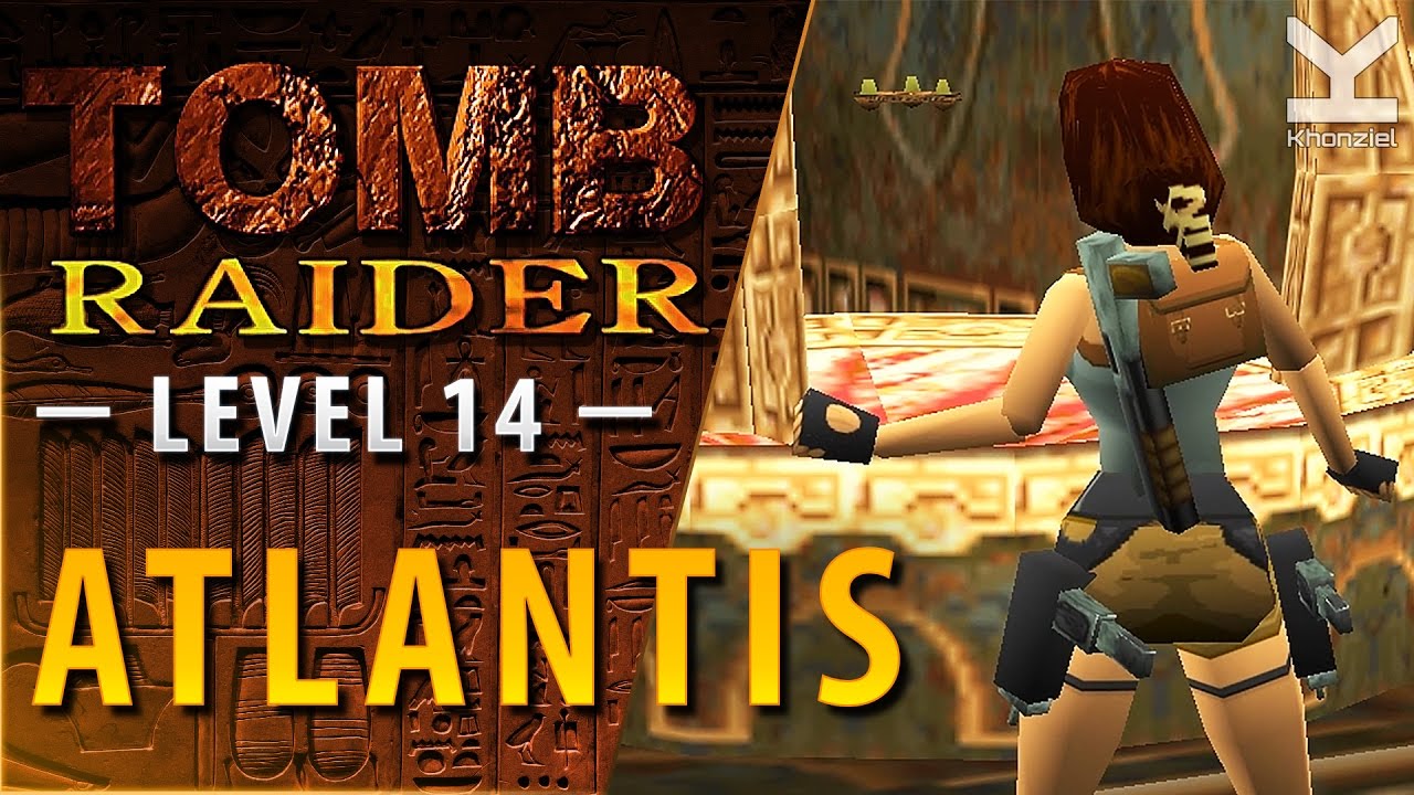 Tomb Raider (1996) - Level 14 - Atlantis - Walkthrough - YouTube