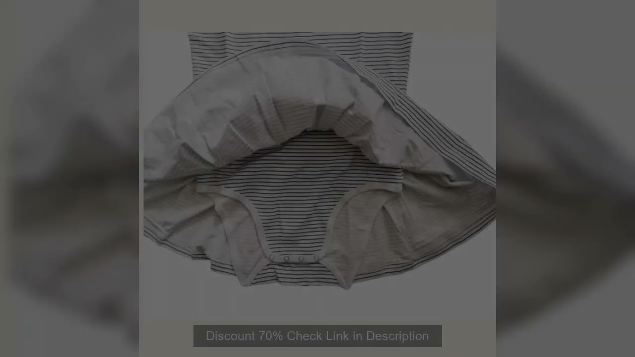 ABDL Printed blue stripe bodysuit with skirt  Adult Baby Onesie Soft Comfortable Clothes With Snaps