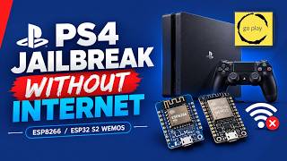 PS4 WebKit Jailbreak Offline! Turn ESP8266 Into a PS4 Jailbreak Host