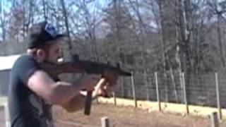 Israeli Sub-Machine Gun speed test UZI