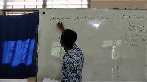 ALGORITMA dalam kehidupan sehari-hari