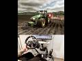 John Deere 8R 410 Horsch planter Steering Wheel Thrustmaster Farmstick #dkgc #fs25 #farming #farm