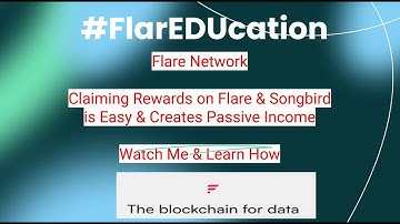 Flare Network   Claiming Rewards on Flare & Songbird is Easy & Passive Income