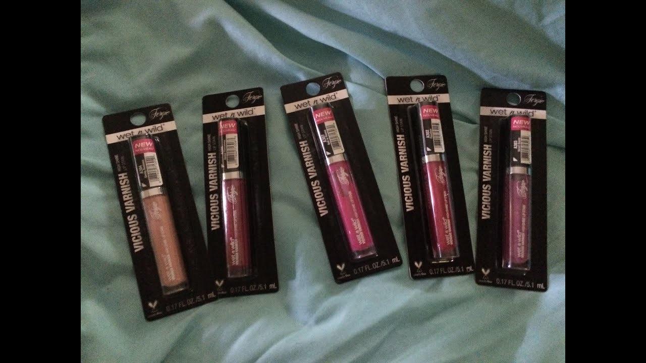 Fergie Centerstage Lip Stain Swatches