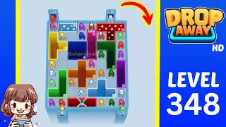 Drop Away Level 348 Solution Walkthrough