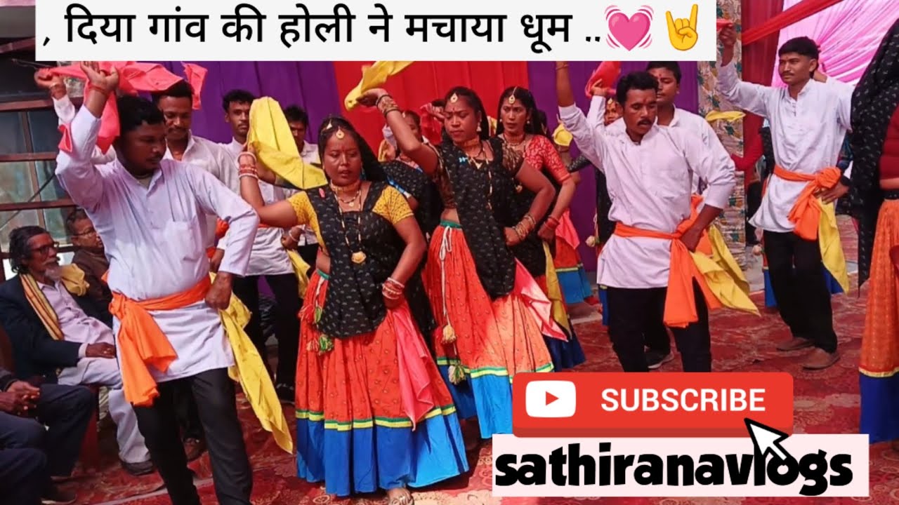 दिया गांव की होली ने  औढ़ाली m मचाया धूम .💓🤘🫟 #tharu holi diyan @sathirana3921 #holi #viral #holi2026
