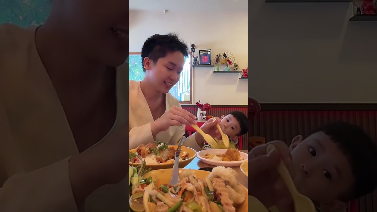 พ่อจะไปส่งหนูทำไมหนูยังไม่อยากกลับ น้องโตเกียวจะอยู่กับพ่ออีก1วัน พ่อบิ๊กพามาทานข้าว