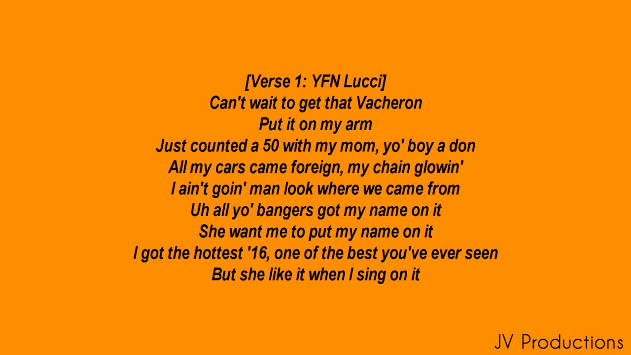 YFN Lucci Everyday We Lit ft PnB Rock Lyrics - YouTube