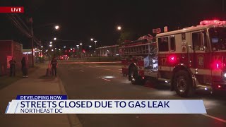 Outdoor gas leak in Northeast DC causes 7 buildings to evacuate