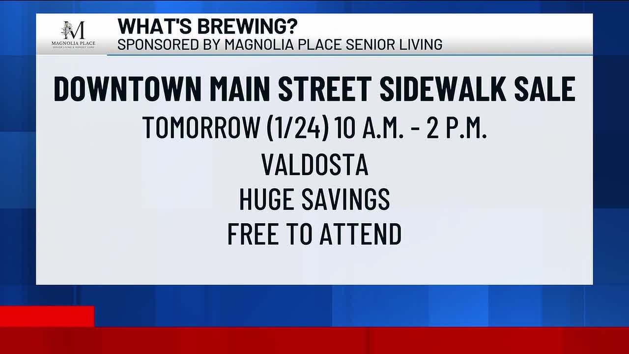 What's Brewing - Downtown Main Street Sidewalk Sale