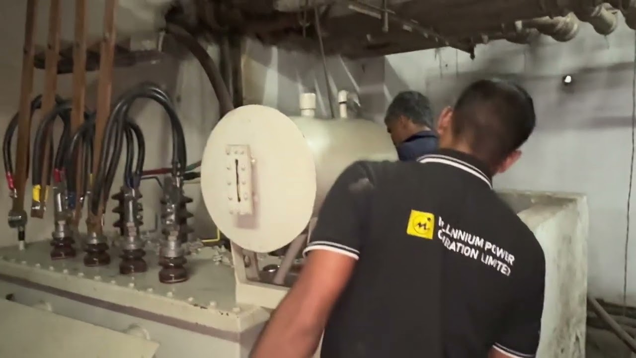 Substation Servicing of BTCL (Bangladesh  Telecommunication Company Ltd). Backup 500KVA Transformer.