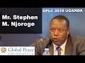 Mr stephen njoroge  we want scientists with character and values