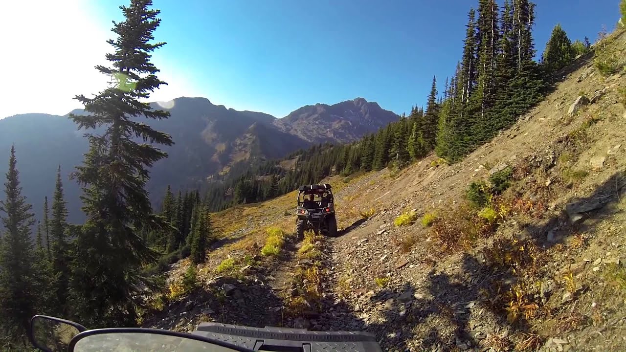 American creek atv trail trout lake bc youtube