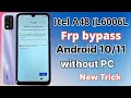 itel A48 (L6006) Frp Bypass 2023 || New Method without PC
