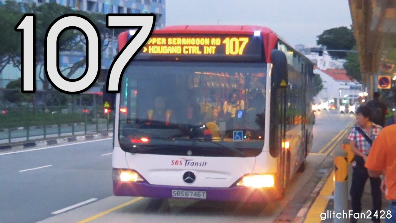 [SBST] SBS6746T on Service 107 - Mercedes Benz Citaro