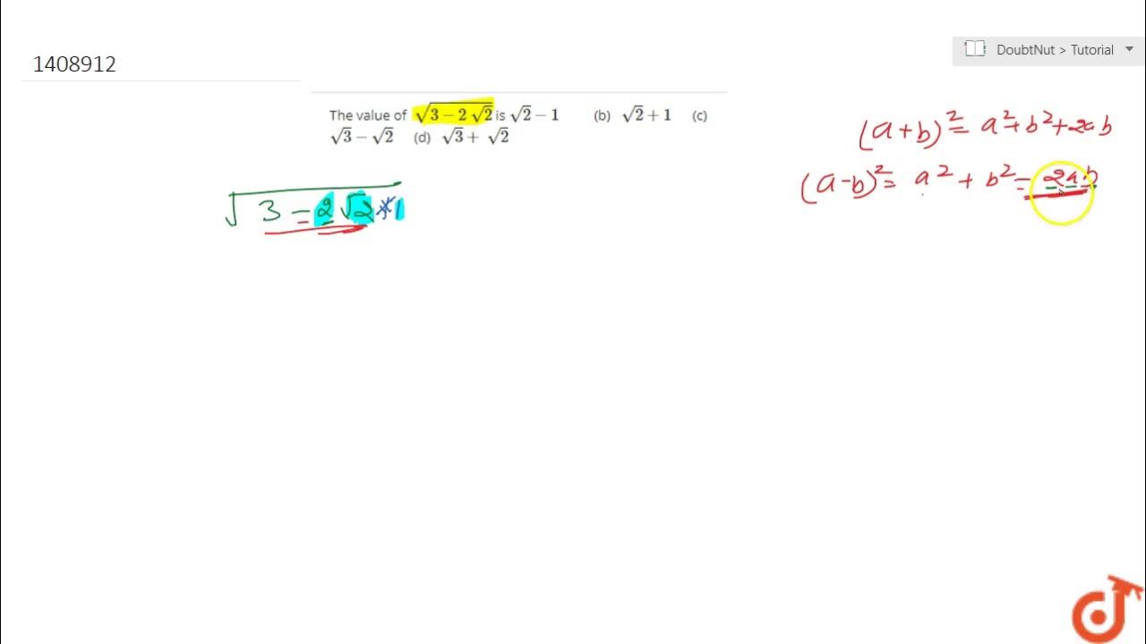 Sqrt d c. Sqrt d c