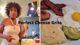 HOW TO MAKE PERFECT CHEESE GRITS - Amazing, creamy, Southern Cheese grits - PERFECT Southern Classic