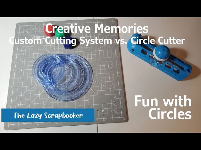 Making Memories Circle Cutter Deluxe with Mat Scrapbooking Crafts