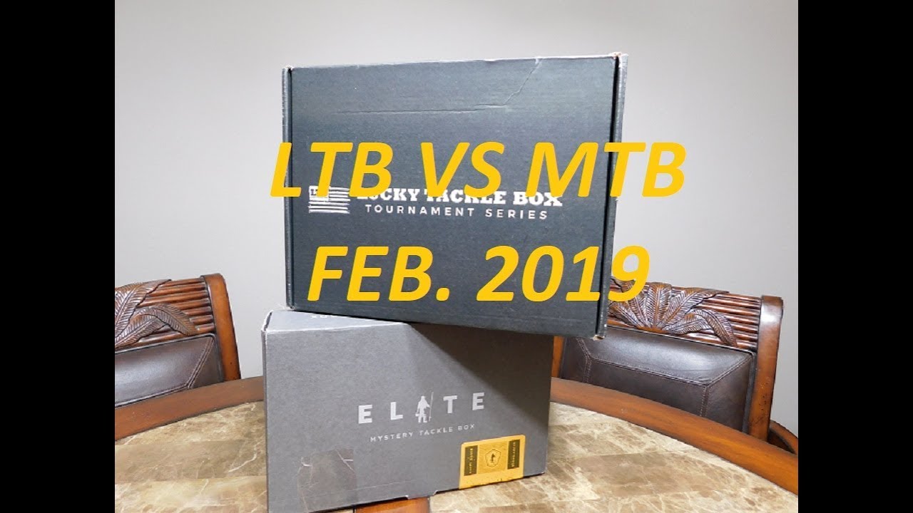 LUCKY TACKLE BOX TOURNAMENT VS MYSTERY TACKLE BOX ELITE FEBRUARY 2019