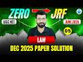 UGC NET LAW 2026 | UGC NET PAPER 2 LAW DEC 2025 PYQs Solution | UGC NET JUNE 2026