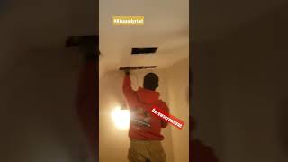Running new thermostat wires for a rough in furnace & a/c! 🔥 #riseandgrind #drewscrewhvac