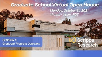 Graduate School Open House 2021 - Pt. 1: Graduate Program Overview
