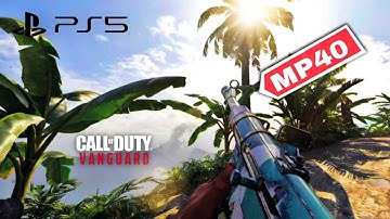 Call Of Duty Vanguard Multiplayer gameplay MP40 (No Commentary) PS5