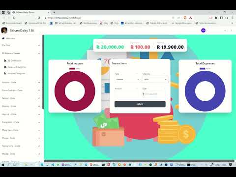 #TailwindCSS & #DaisyUI CRUD Expense Tracker on Netlify using PocketBase & PocketHost io