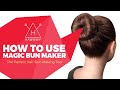 How to Put Your Hair in a Bun FAST & EASY -- HAWWWY Magic Hair Bun Maker