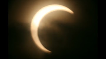time lapse Solar Eclipse on October 14 2023