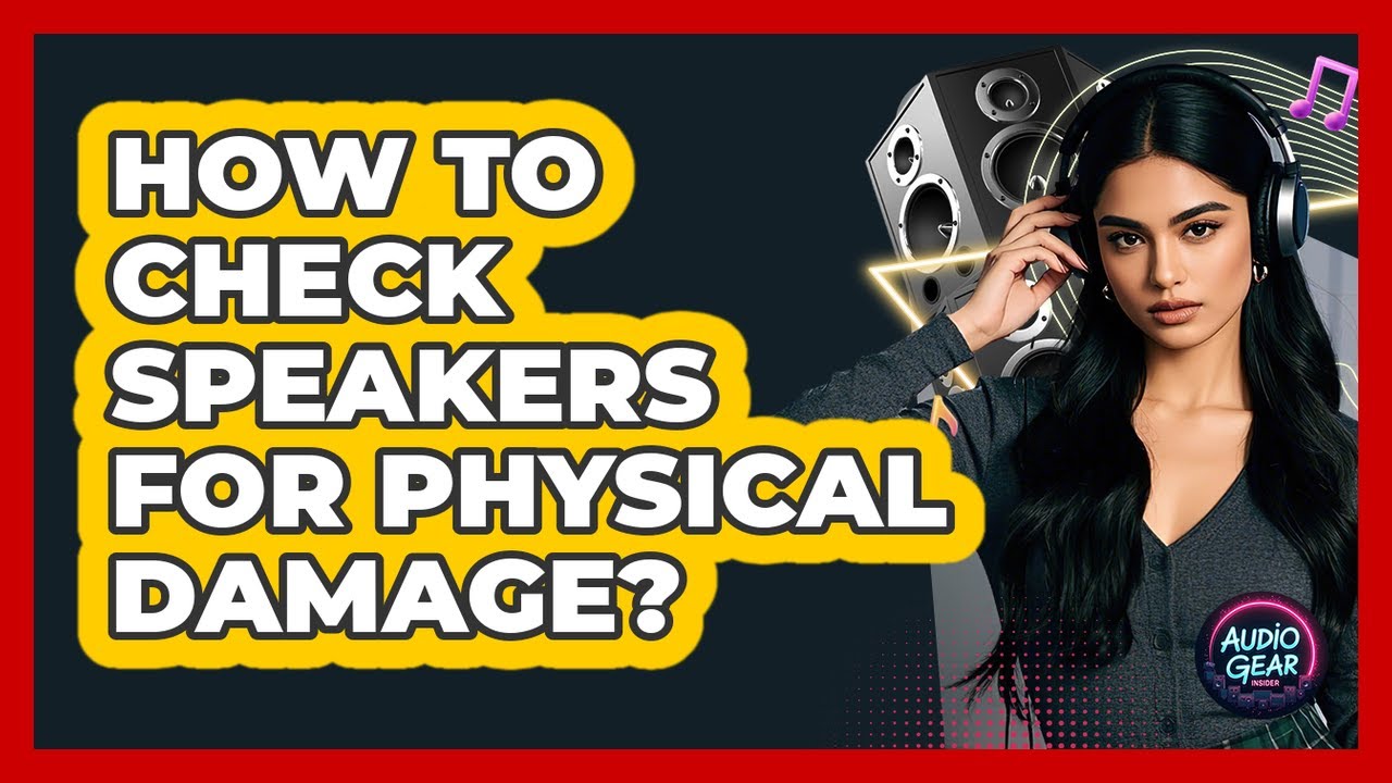 How To Check Speakers For Physical Damage?