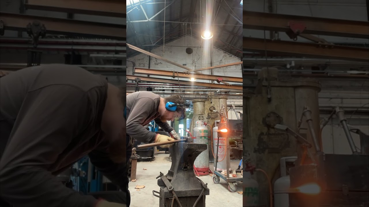 Forging a Basket Hilt Broad Sword 